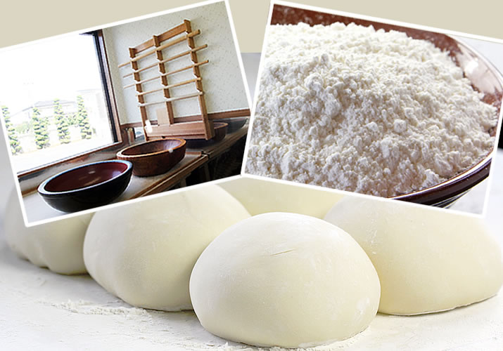 岡安製麺所　うどん製造工程：うどん生地の熟成