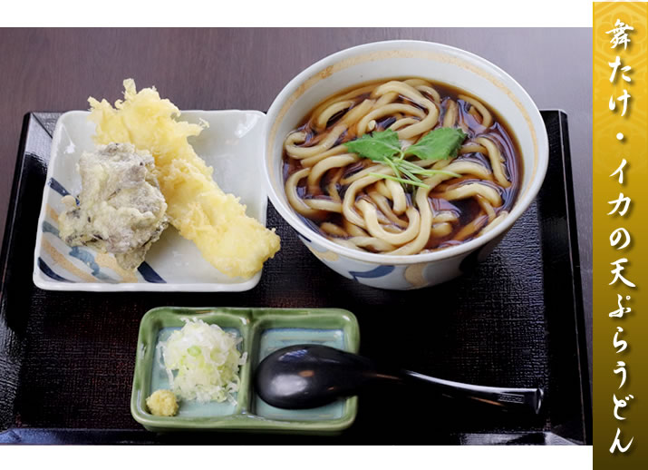 かき揚げのミニ天丼 / まいたけのミニ天丼